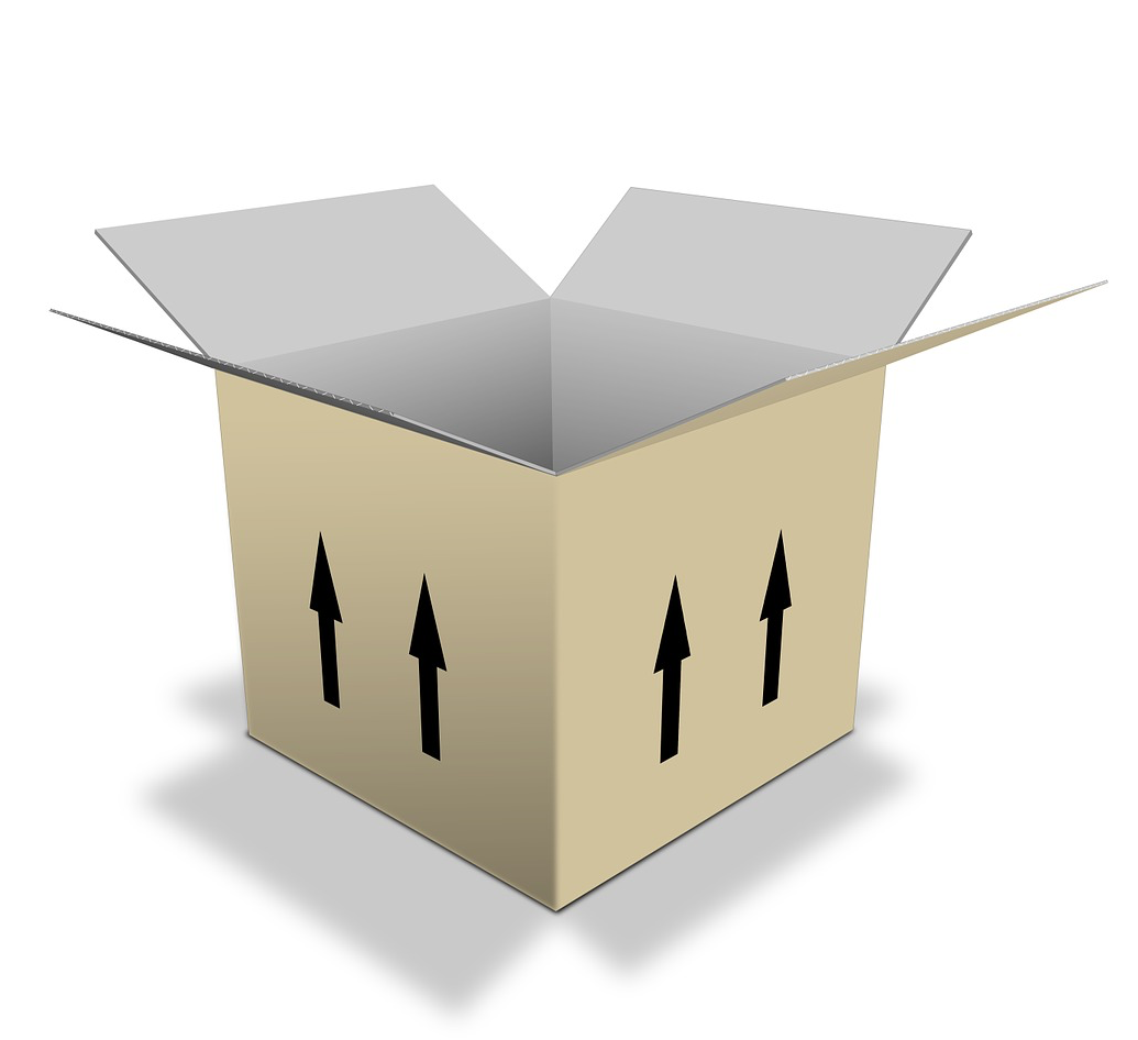 Shipping Container - open box