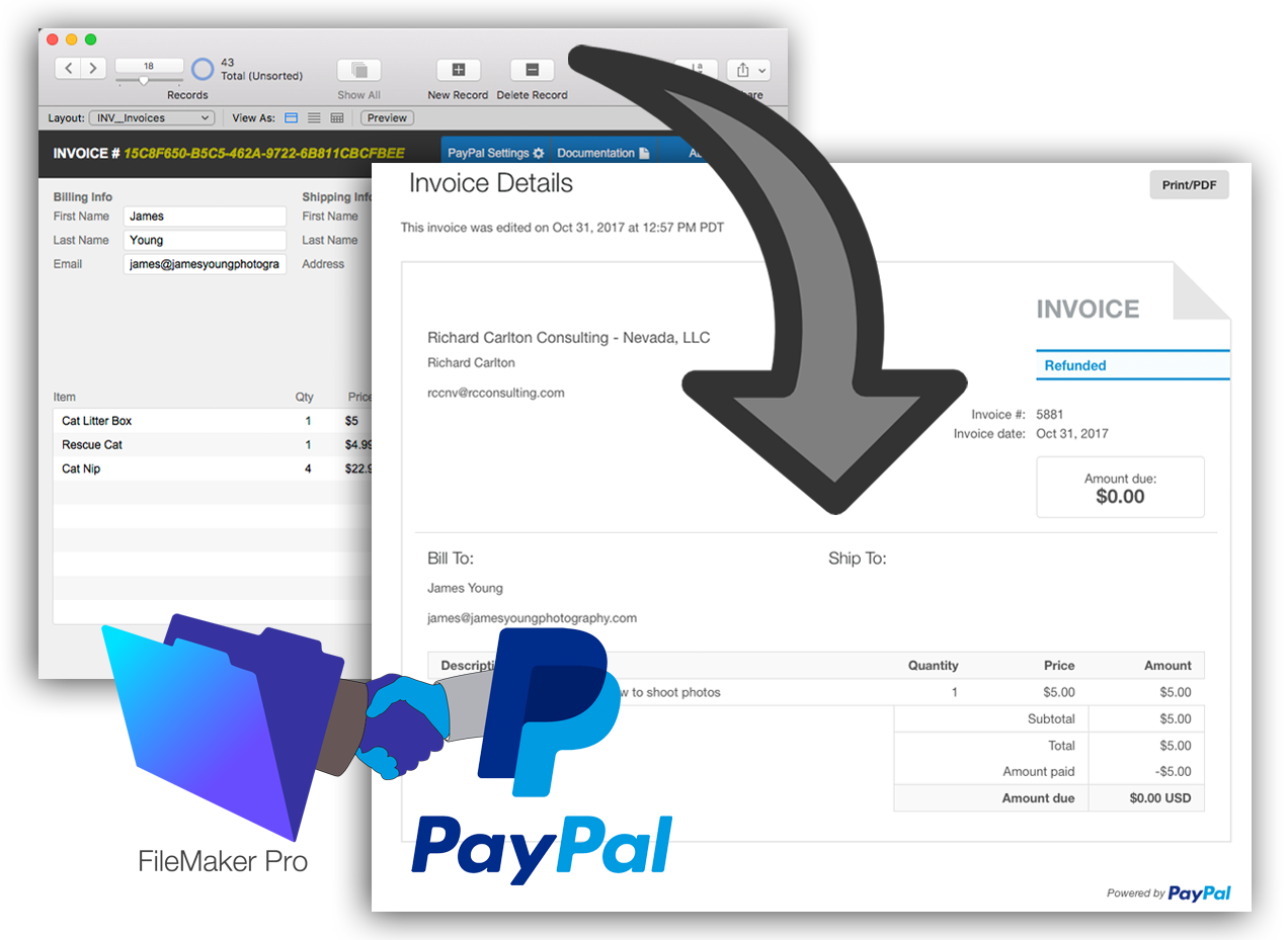 FileMaker and PayPal – Free Demo File